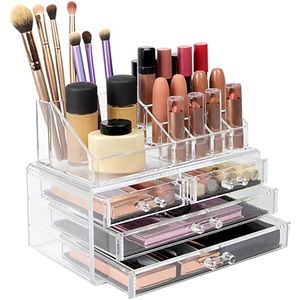 2-Tier Drawers Makeup Organizer